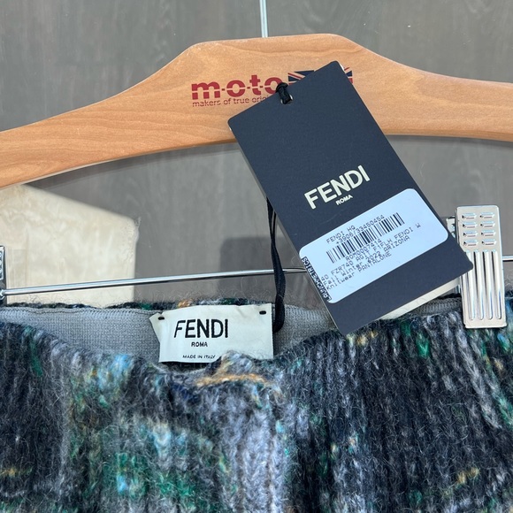 fendi marble print wool knit trousers - Picture 5 of 7